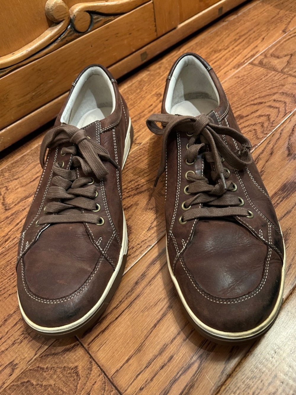 Men's Brown Casual Lace-Up Shoes